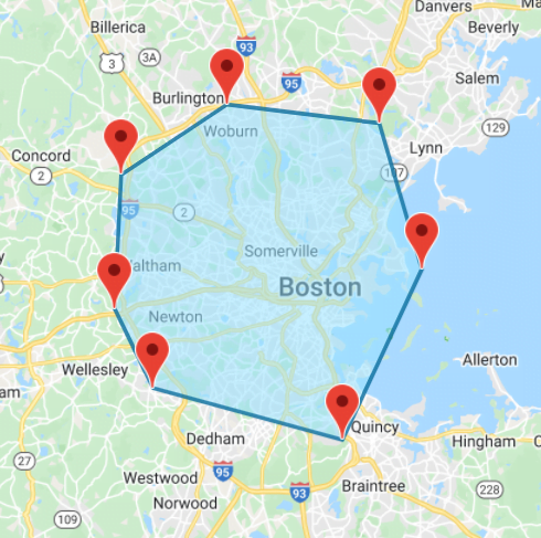 Boston outer zone in tutorial
