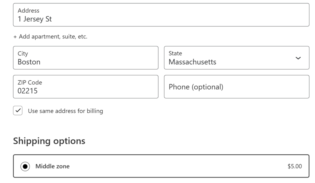 Address near Fenway gets  delivery